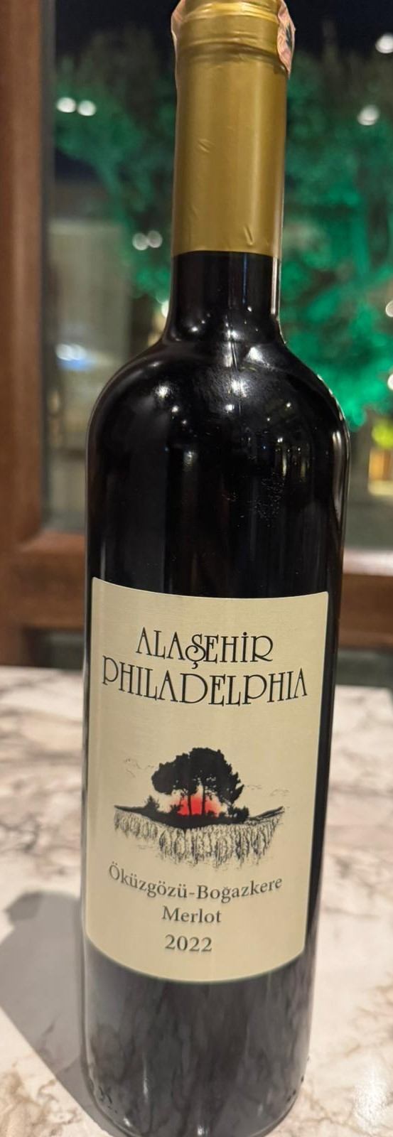 ALAŞEHİR PHILADELPHIA ÖZKÜZGÖZÜ-BOĞAZKERE MERLOT KIRMIZI ŞARAP 22